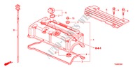 ZYLINDERKOPFDECKEL(2.4L) für Honda ACCORD VTI 4 Türen 5 gang automatikgetriebe 2009
