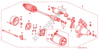 ANLASSER(DENSO) für Honda CIVIC EXI-S 4 Türen 5 gang-Schaltgetriebe 1999