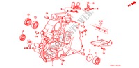DREHMOMENTWANDLERGEHAEUSE(3) für Honda BALLADE 180I 4 Türen 4 gang automatikgetriebe 1998