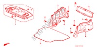 HINTERE ABLAGE/ KOFFERRAUM ZIERSTUECK für Honda CIVIC VTI 4 Türen 5 gang-Schaltgetriebe 1999