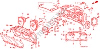 KOMBIINSTRUMENT BAUTEILE(YAZAKI) für Honda CIVIC VTI-E 4 Türen 5 gang-Schaltgetriebe 1999