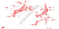 VORNE SITZKOMPONENTEN (L.)(1) für Honda CIVIC EXI-S 4 Türen 4 gang automatikgetriebe 1999