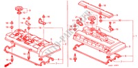 ZYLINDERKOPFDECKEL(2) für Honda BALLADE 180I 4 Türen 4 gang automatikgetriebe 1997