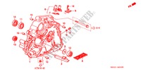 DREHMOMENTWANDLERGEHAEUSE(1) für Honda CIVIC LXI 4 Türen 4 gang automatikgetriebe 2000