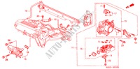 DROSSELKLAPPENGEHAEUSE(3) für Honda BALLADE 180I 4 Türen 4 gang automatikgetriebe 2000