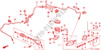 HAUPTKUPPLUNGSZYLINDER (LH) für Honda CIVIC VTI LEV 4 Türen 4 gang automatikgetriebe 2000