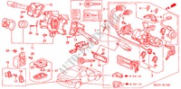 KOMBISCHALTER(LH) für Honda CIVIC 1.4IS 4 Türen 4 gang automatikgetriebe 2000