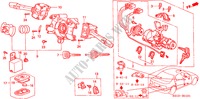 KOMBISCHALTER(RH) für Honda CIVIC EXI-S 4 Türen 5 gang-Schaltgetriebe 2000