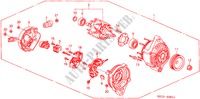 LICHTMASCHINE(DENSO) (CJT26) für Honda CIVIC EXI 4 Türen 5 gang-Schaltgetriebe 2000