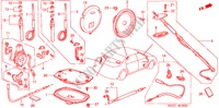 RADIOANTENNE/LAUTSPRECHER für Honda BALLADE BASE 4 Türen 5 gang-Schaltgetriebe 2000