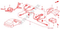 SRS EINHEIT(LH) für Honda CIVIC LXI 4 Türen 5 gang-Schaltgetriebe 2000