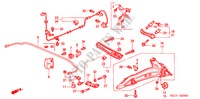 UNTERER ARM, HINTEN für Honda CIVIC EXI-S 4 Türen 4 gang automatikgetriebe 2000
