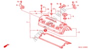ZYLINDERKOPFDECKEL(1) für Honda CIVIC 1.4IS 4 Türen 4 gang automatikgetriebe 2000