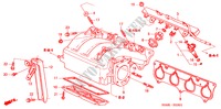 ANSAUGKRUEMMER(2.0L) für Honda CIVIC 2.0IVT 4 Türen 5 gang automatikgetriebe 2004