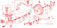HAUPTBREMSZYLINDER/ MASTER POWER(LH) für Honda CIVIC 1.4S 4 Türen 5 gang-Schaltgetriebe 2001
