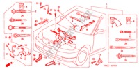 MOTORKABELBAUM(RH) (2.0L) für Honda CIVIC 2.0IVT 4 Türen 5 gang automatikgetriebe 2004
