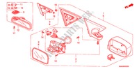 SPIEGEL(AUTOMATISCH DREHUNG) für Honda CIVIC VTI 4 Türen 5 gang-Schaltgetriebe 2003
