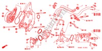 WASSERPUMPE/SENSOR(2.0L) für Honda CIVIC 2.0IVT 4 Türen 5 gang automatikgetriebe 2004