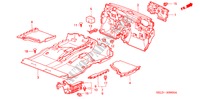 BODENMATTE für Honda CITY V 4 Türen 5 gang-Schaltgetriebe 2006