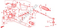 SERVOLENKGETRIEBE(EPS) (RH) für Honda CITY EXI 4 Türen 5 gang-Schaltgetriebe 2003