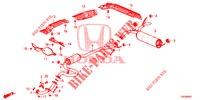 AUSPUFFROHR/SCHALLDAEMPFER (1.8L) für Honda CIVIC 1.8 ES 5 Türen 5 gang automatikgetriebe 2013