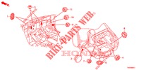 GUMMITUELLE (ARRIERE) für Honda CIVIC 1.8 ES 5 Türen 5 gang automatikgetriebe 2013
