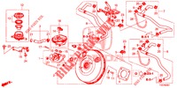 HAUPTBREMSZYLINDER/MASTER POWER (RH) für Honda CIVIC 1.8 ES 5 Türen 5 gang automatikgetriebe 2013