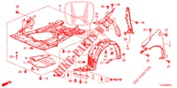 KOTFLUEGEL, VORNE  für Honda CIVIC 1.8 ES 5 Türen 5 gang automatikgetriebe 2013