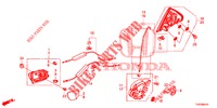 TUERSCHLOESSER, HINTEN/AEUSSERER GRIFF  für Honda CIVIC 1.8 ES 5 Türen 5 gang automatikgetriebe 2013