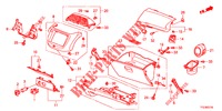 INSTRUMENT, ZIERSTUECK (COTE DE PASSAGER) (LH) für Honda JAZZ HYBRID LUXURY 5 Türen vollautomatische 2015