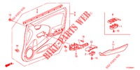 TUERVERKLEIDUNG, VORNE (LH) für Honda JAZZ HYBRID LUXURY 5 Türen vollautomatische 2015