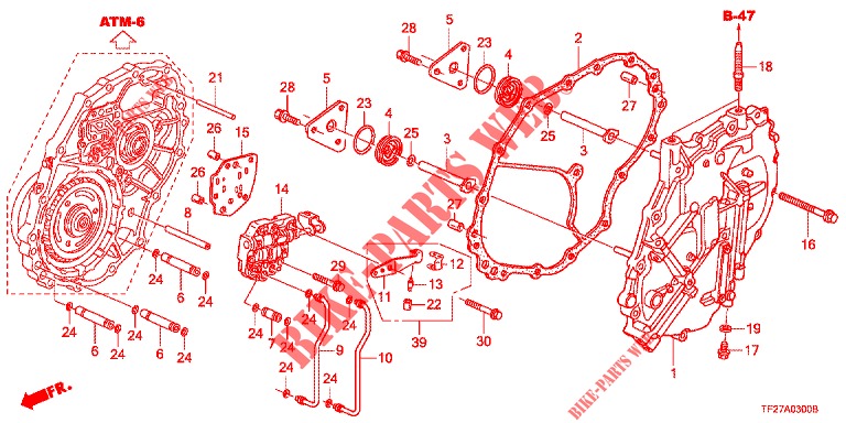 L. SEITENABDECKUNG  für Honda JAZZ HYBRID LUXURY 5 Türen vollautomatische 2015