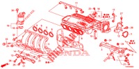 ANSAUGKRUEMMER (1.4L) für Honda CIVIC 1.4 EXECUTIVE 5 Türen 6 gang-Schaltgetriebe 2012