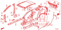 AUSSENBLECHE/TAFEL, HINTEN  für Honda CIVIC 1.4 EXECUTIVE 5 Türen 6 gang-Schaltgetriebe 2012