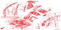 BODEN/INNENBLECHE  für Honda CIVIC 1.4 EXECUTIVE 5 Türen 6 gang-Schaltgetriebe 2012