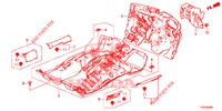 BODENMATTE/ISOLATOR  für Honda CIVIC 1.4 EXECUTIVE 5 Türen 6 gang-Schaltgetriebe 2012
