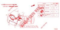 ELEKTR. STECKVERBINDER (ARRIERE) für Honda CIVIC 1.4 EXECUTIVE 5 Türen 6 gang-Schaltgetriebe 2012