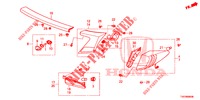 HECKLEUCHTE/KENNZEICHENBELEUCHTUNG (PGM FI)  für Honda CIVIC 1.4 EXECUTIVE 5 Türen 6 gang-Schaltgetriebe 2012