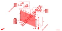 KLIMAANLAGE (CONDENSATEUR) für Honda CIVIC 1.4 EXECUTIVE 5 Türen 6 gang-Schaltgetriebe 2012