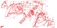 KOFFERRAUM SEITENVERKL.  für Honda CIVIC 1.4 EXECUTIVE 5 Türen 6 gang-Schaltgetriebe 2012