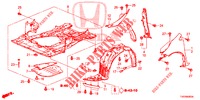 KOTFLUEGEL, VORNE  für Honda CIVIC 1.4 EXECUTIVE 5 Türen 6 gang-Schaltgetriebe 2012