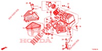 LUFTFILTER (1.4L) für Honda CIVIC 1.4 EXECUTIVE 5 Türen 6 gang-Schaltgetriebe 2012