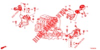 MOTORBEFESTIGUNGEN (1.4L) für Honda CIVIC 1.4 EXECUTIVE 5 Türen 6 gang-Schaltgetriebe 2012