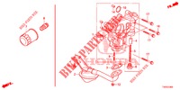 OELPUMPE (1.4L) für Honda CIVIC 1.4 EXECUTIVE 5 Türen 6 gang-Schaltgetriebe 2012