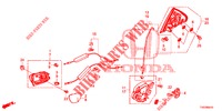TUERSCHLOESSER, HINTEN/AEUSSERER GRIFF  für Honda CIVIC 1.4 EXECUTIVE 5 Türen 6 gang-Schaltgetriebe 2012