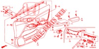 TUERVERKLEIDUNG, VORNE (LH) für Honda CIVIC 1.4 EXECUTIVE 5 Türen 6 gang-Schaltgetriebe 2012