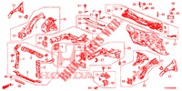 VORDERE TRENNWAND/STIRNWAND  für Honda CIVIC 1.4 EXECUTIVE 5 Türen 6 gang-Schaltgetriebe 2012