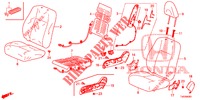 VORDERSITZ/SITZGURTE (D.) (LH) für Honda CIVIC 1.4 EXECUTIVE 5 Türen 6 gang-Schaltgetriebe 2012