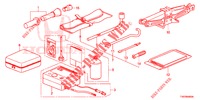 WERKZEUGE/WAGENHEBER  für Honda CIVIC 1.4 EXECUTIVE 5 Türen 6 gang-Schaltgetriebe 2012
