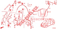 WINDSCHUTZSCHEIBENWASCHER (2D)  für Honda CIVIC 1.4 EXECUTIVE 5 Türen 6 gang-Schaltgetriebe 2012